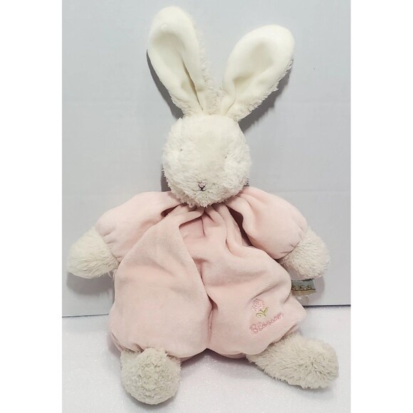 Bunnies By the Bay Blossom Bunny 11" Lovey – Pink Sweet Bun Carrots Collection - Picture 1 of 12